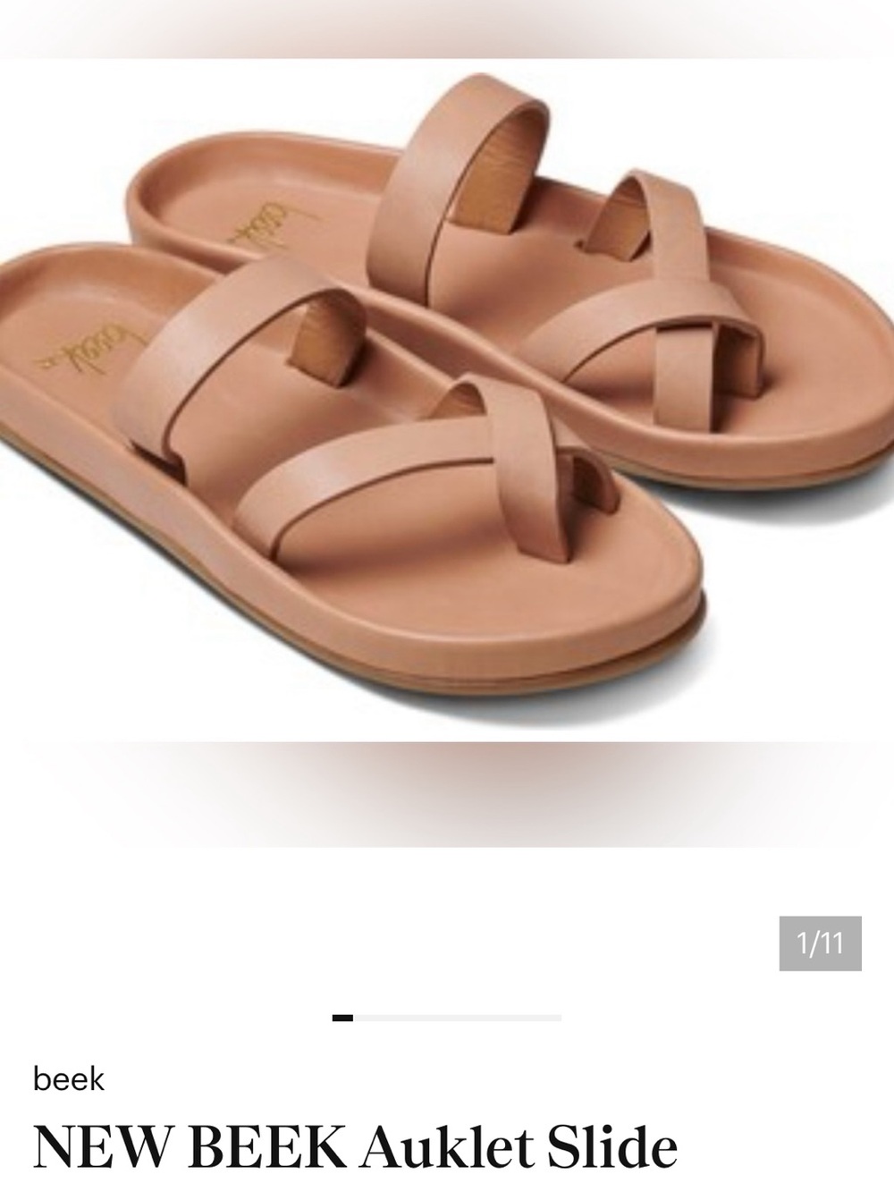 Beek Auklet leather sandals